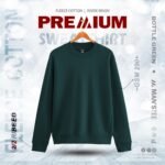 PREMIUM SWEATSHIRT - BOTTLE GREEN