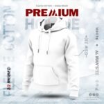 PREMIUM SOLID HOODIE - WHITE