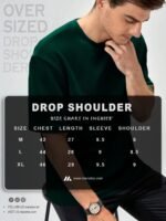 DROP SHOULDER TEE'S - BLACK - Image 2