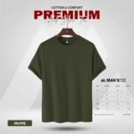 HALF SLEEVE COMBO - (CHARCOAL, MAROON, OLIVE) - Image 5