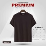 HALF SLEEVE TEE'S - COFFEE