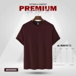 HALF SLEEVE COMBO - (CHARCOAL, MAROON, OLIVE) - Image 4
